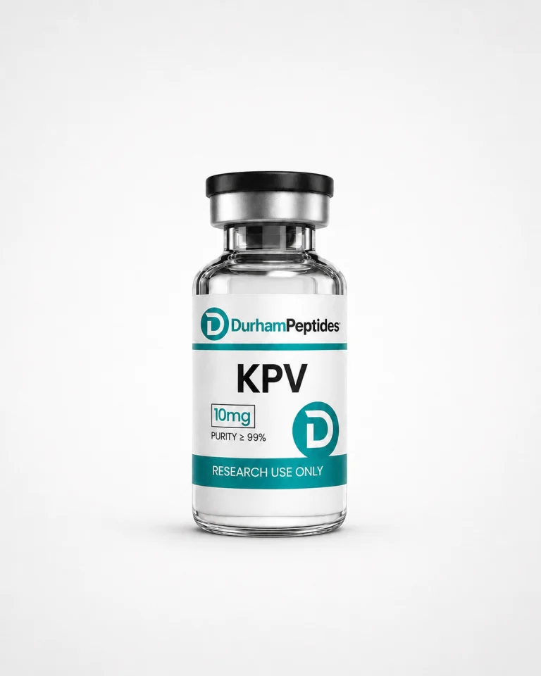 KPV respiratory asthma research airway inflammation tripeptide α-MSH Durham Peptides Canada